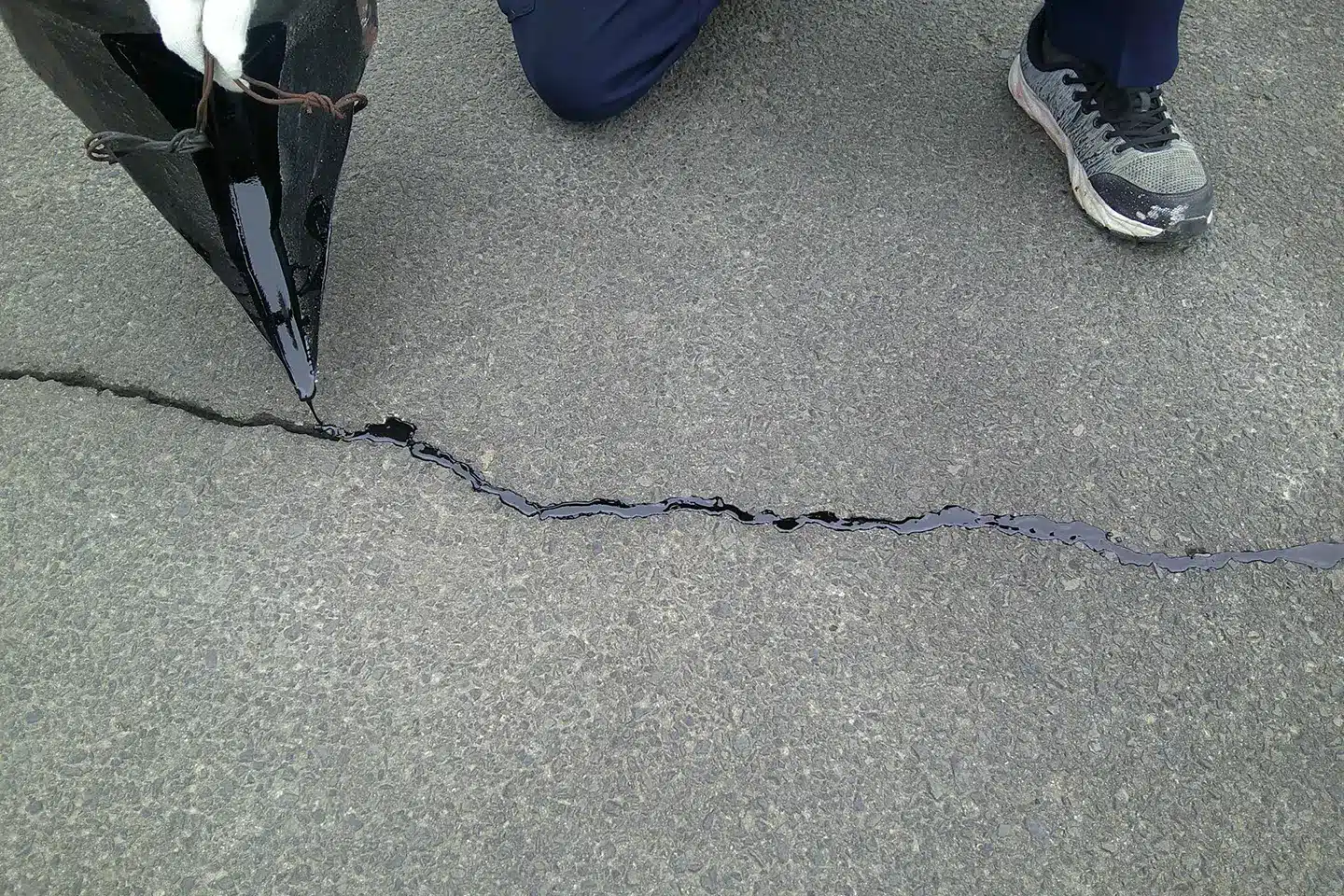 アスファルト注入補修工事
